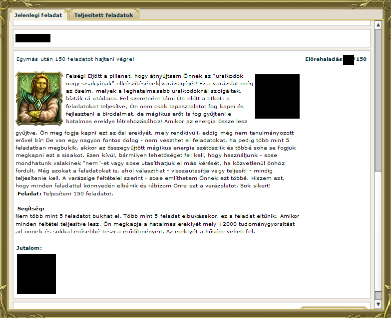 Az alábbi küldetés is ilyen.