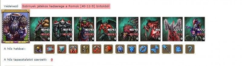 A teljes szörnysereget elpusztítottuk....